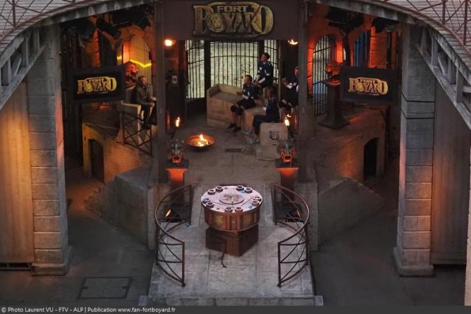 Fort Boyard 2020 - Le proscenium lors de l'after