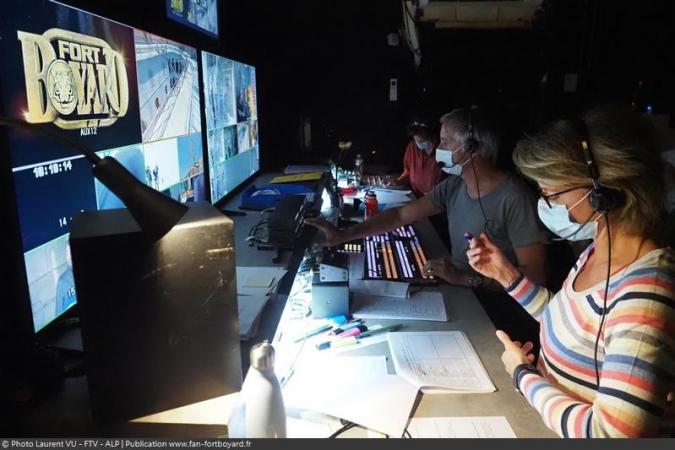 Fort Boyard 2020 : Les coulisses du fort - La régie vidéo