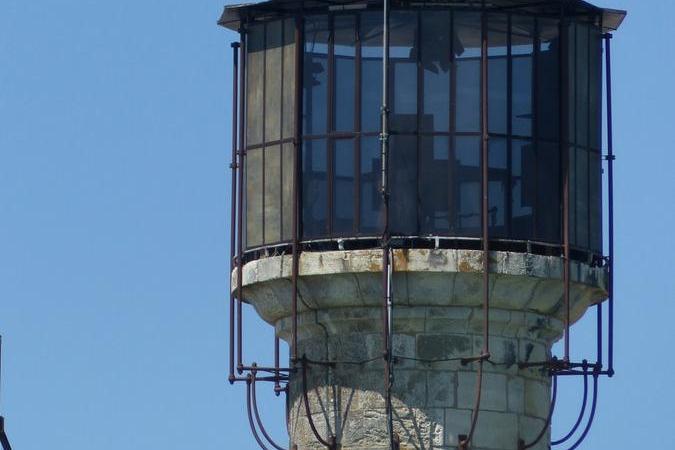 Fort Boyard 2020 - La vigie, où les éclairages sont en place (24/05/2020)