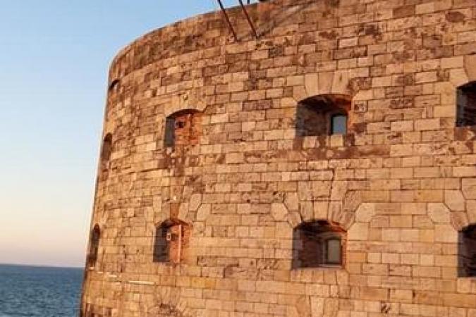 Fort Boyard 2020 - Fin de journée sur le fort, avec le sautoir du Saut de l'ange (25/05/2020)