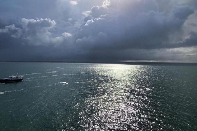 Fort Boyard 2020 - Ciel mitigé mais assez joli ce matin sur le fort (17/06/2020)