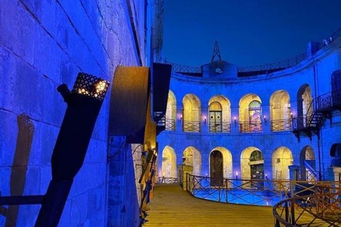 Fort Boyard 2020 - La cour intérieure de nuit (19/06/2020)