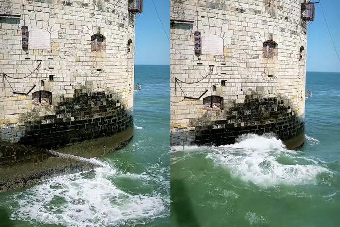 Fort Boyard 2020 - Quelques vagues malgré le beau temps (22/06/2020)