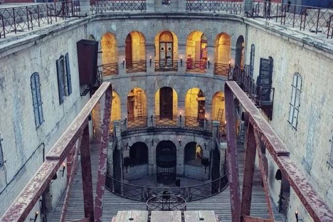 Fort Boyard 2020 - Vue de la cour intérieure (22/06/2020)