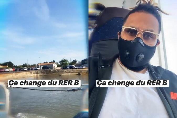 Fort Boyard 2020 - Kevin Razy en route pour le fort (25/06/2020)