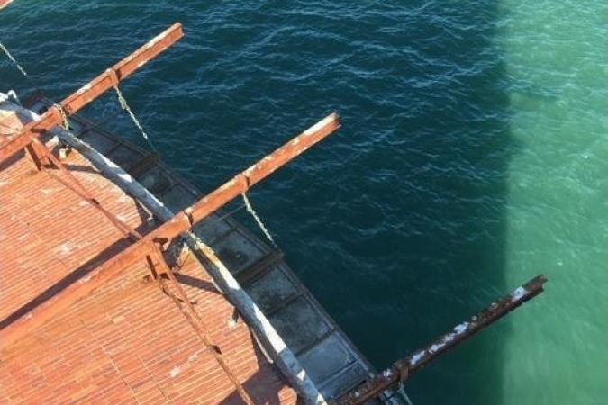 Fort Boyard 2020 - L'ombre du fort depuis la vigie (18/07/2020)