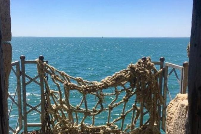 Fort Boyard 2020 - Vue sur le carrelet depuis la cellule 019 (15/08/2020)