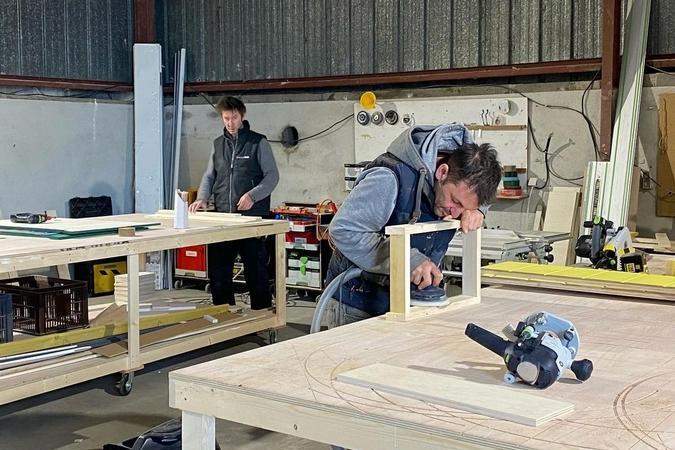 Fort Boyard 2021 - Les décors des nouvelles épreuves en construction (13/04/2021)