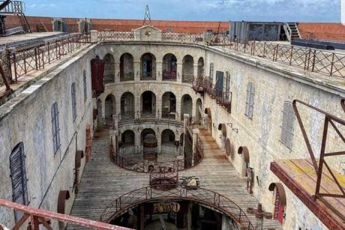 Fort Boyard 2021 - La cour intérieure avant les tournages (11/05/2021)