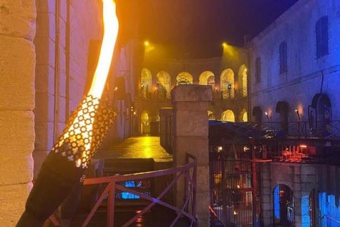 Fort Boyard 2021 - La cour intérieure de nuit (20/05/2021)