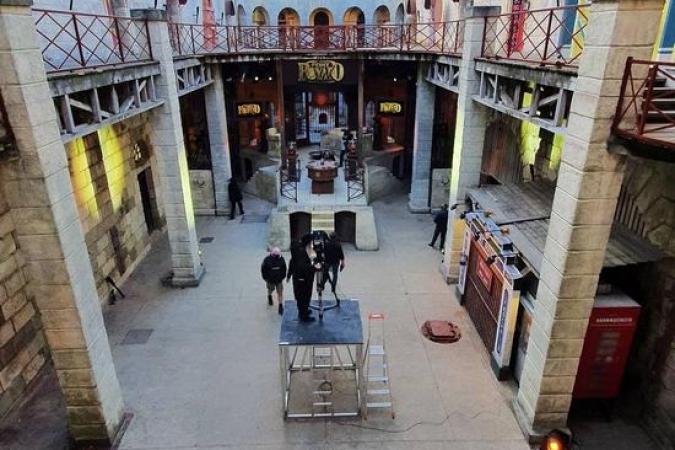 Fort Boyard 2021 - La cour intérieure pendant les tournages (21/05/2021)