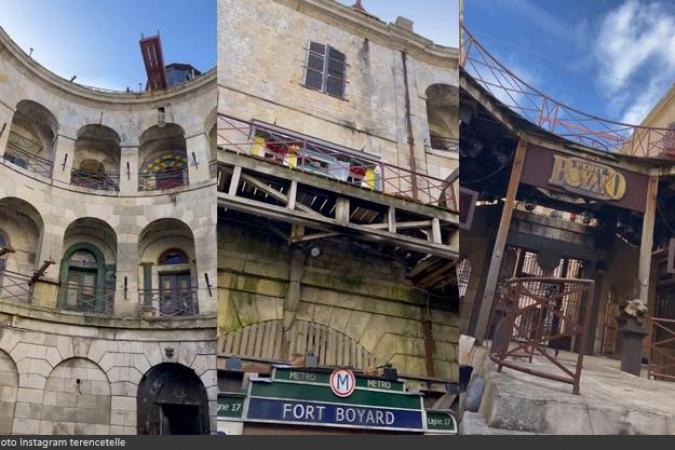 Fort Boyard 2021 - La cour intérieure depuis le rez-de-chaussée (25/05/2021)