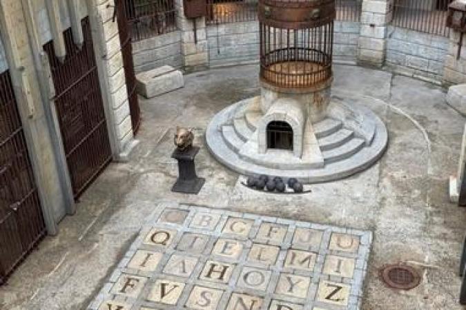 Fort Boyard 2021 - La Salle du Trésor lors des tournages (25/05/2021)