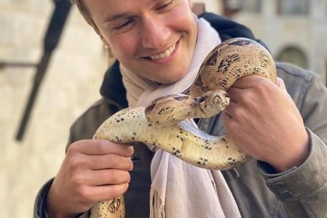 Fort Boyard 2021 - Cyril Féraud avec un serpent (27/05/2021)