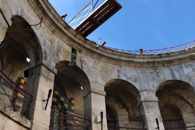 Fort Boyard 2021 - Les coursives de la cour intérieure (27/05/2021)