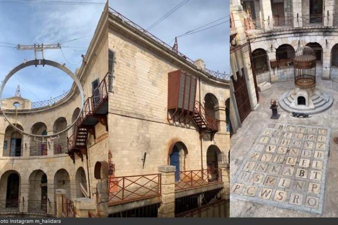 Fort Boyard 2021 - La cour intérieure depuis la passerelle en bois(29/05/2021)