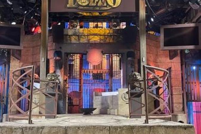 Fort Boyard 2021 - Le proscenium en nocturne (29/05/2021)