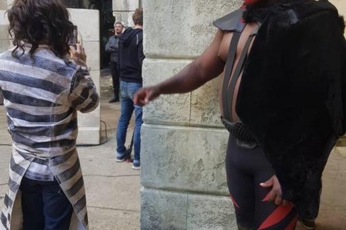 Fort Boyard 2021 - Pause tournage dans la cour intérieure (après les tournages)