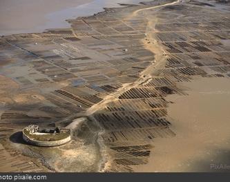 Le Fort Enet et son accès submersible depuis Fouras