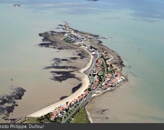 Vue aérienne de la presqu'île de Fouras