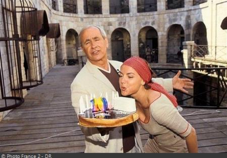 Fort Boyard - Patrice Laffont et Cendrine Dominguez en 1999