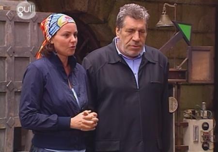 Fort Boyard - Jean-Pierre Castaldi et Cendrine Dominguez en 2002