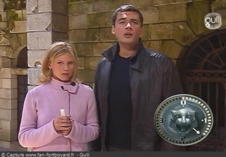 Fort Boyard - Olivier Minne et Sarah Lelouch en 2003