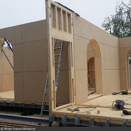 Construction attraction Fort Boyard au Parc France Miniature