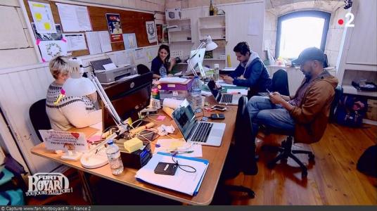 Cellules-coulisses de Fort Boyard - Bureau de production artistique en cellule 016 (2018)