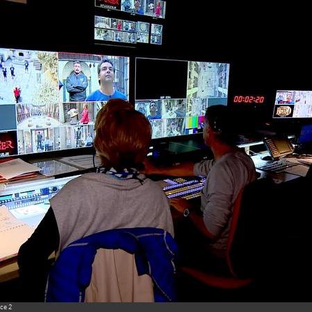 Coulisses des tournages de Fort Boyard - Régie vidéo en cellule 015 (2018)