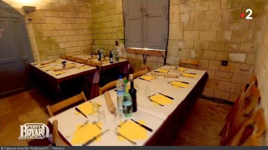 Cellules-coulisses de Fort Boyard - Restaurant en cellule 124 (2018)