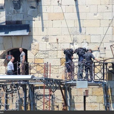 Coulisses des tournages de Fort Boyard - Tournage en cours à l'extérieur du fort (Maroc 2016)