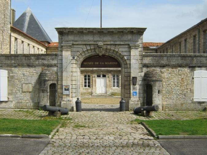 L'entrée du Musée de la Marine de Rochefort