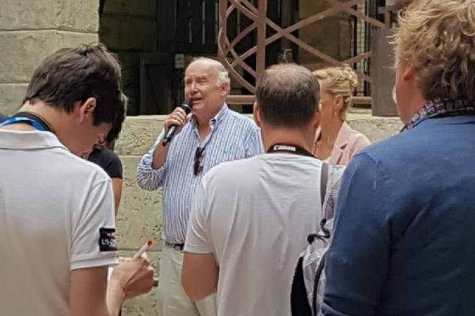 Conférence de presse au Fort Boyard pour parler du patrimoine (02/07/2019)