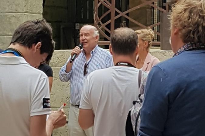 Conférence de presse au Fort Boyard pour parler du patrimoine (02/07/2019)