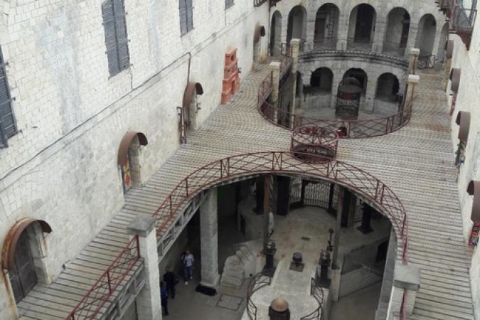 Conférence de presse au Fort Boyard pour parler du patrimoine (02/07/2019)