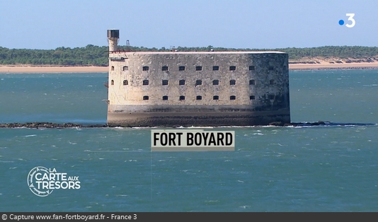 La Carte aux Trésors de passage sur le Fort Boyard (émission du 17/04/2019)