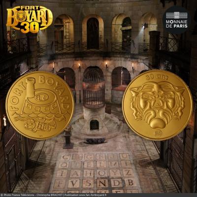 Boyard de collection frappée par la Monnaie de Paris à l'occasion des 30 ans du jeu !