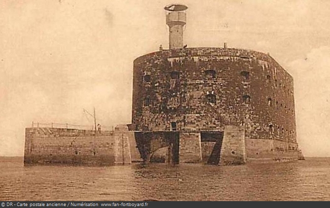 Le havre d'abordage du Fort Boyard au début du XXe siècle