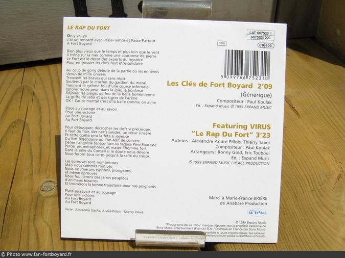 CD - Single 2 titres Fort Boyard (1999)