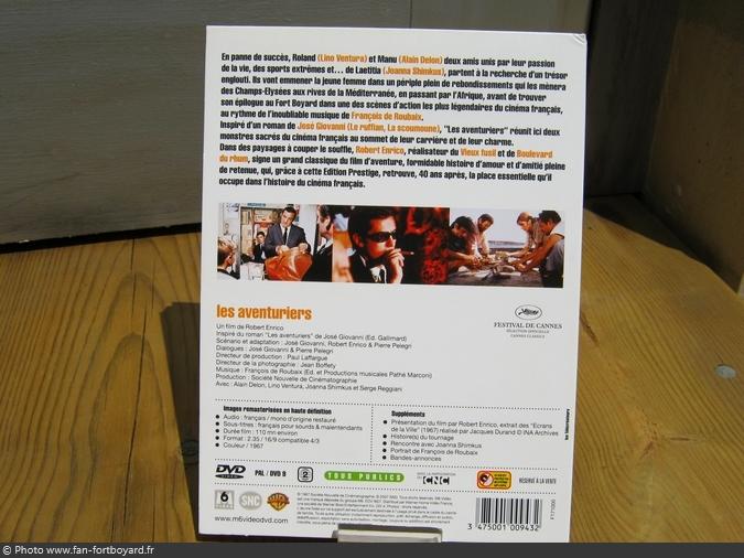 DVD - Les aventuriers avec A.Delon et L.Ventura (2007)