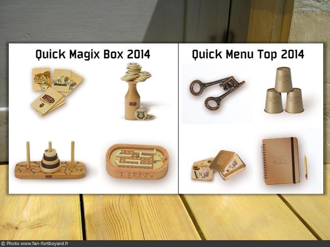 Figurines et gadgets - Collection de Quick (2014)