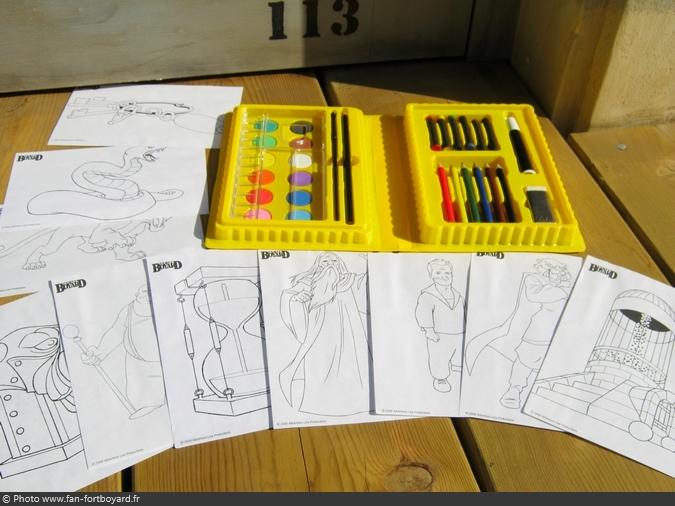 Objet - Boîte de coloriage Fort Boyard (2008)