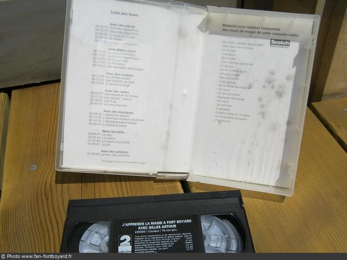 VHS - J’apprends la magie à Fort Boyard avec Gilles Arthur (1994)
