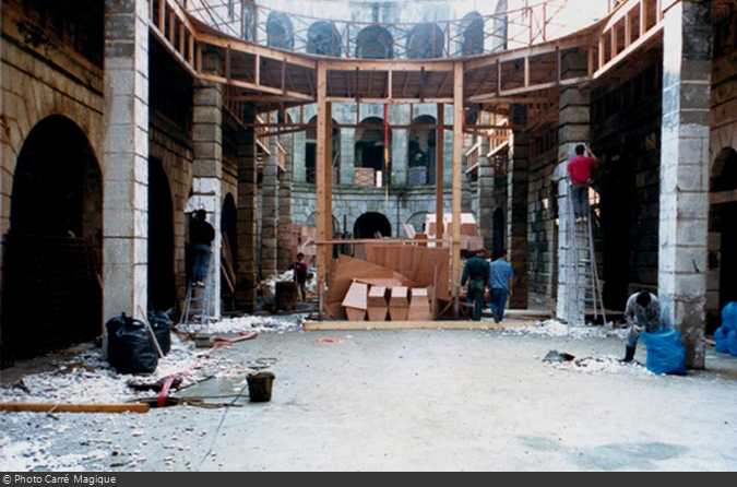 Fort boyard salle du tresor construction 1990 01