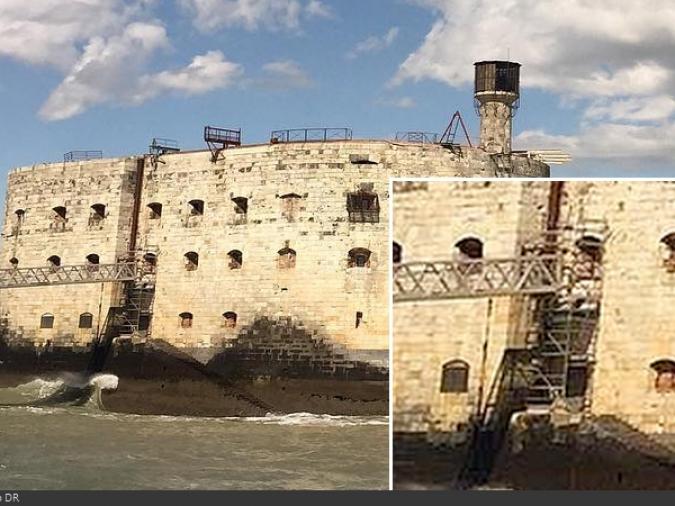 Fort Boyard Aperçu des travaux lors du week-end du 9/10 avril 2016