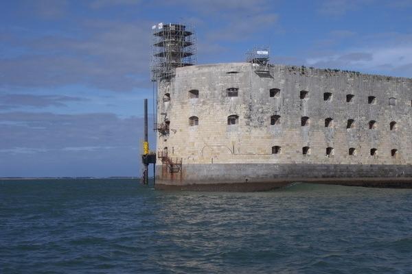 Restauration de la vigie de Fort Boyard (2011) - Les travaux