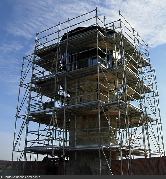 Restauration de la vigie de Fort Boyard (2011) - Les travaux