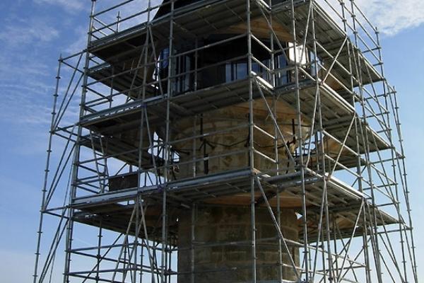 Restauration de la vigie de Fort Boyard (2011) - Les travaux