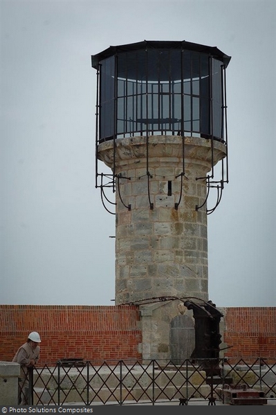 Restauration de la vigie de Fort Boyard (2011) - La nouvelle vigie